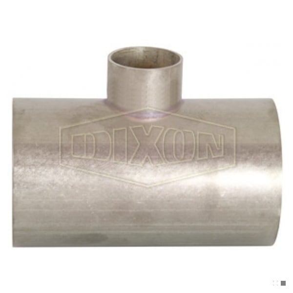 Dixon Weld Reducing Tee, 3 x 2 in, 304 SS, Domestic B7RWWW-G300200U - main